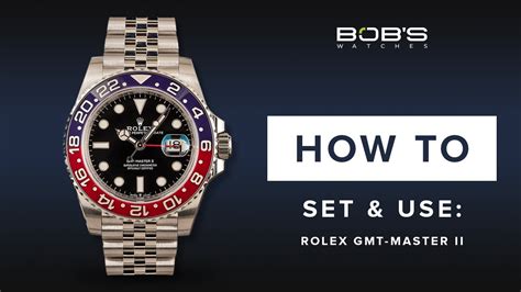 how to set rolex gmt